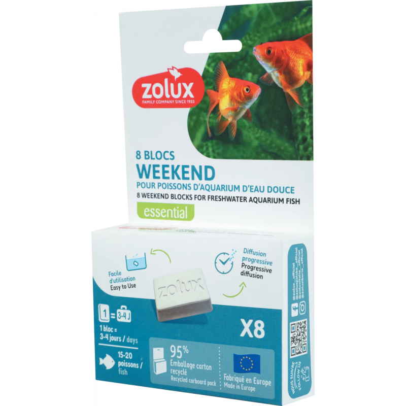 ZOLUX - blocs weekend x8 - Nos compagnons