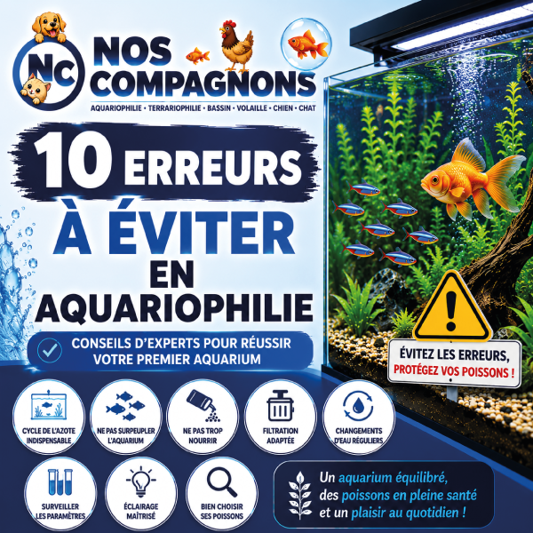Les erreurs à éviter lorsqu'on débute en aquariophilie