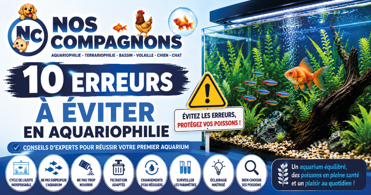 Les erreurs à éviter lorsqu'on débute en aquariophilie