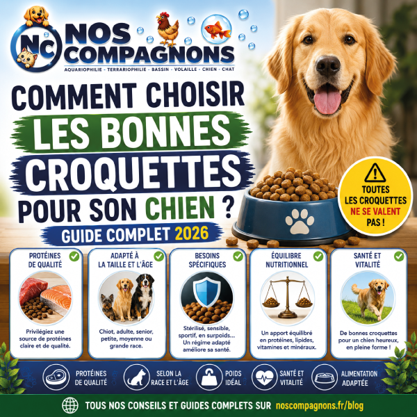 Comment choisir les bonnes croquettes pour son chien ?