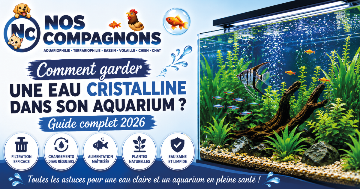 Comment garder une eau cristalline dans son aquarium ? Guide complet 2026