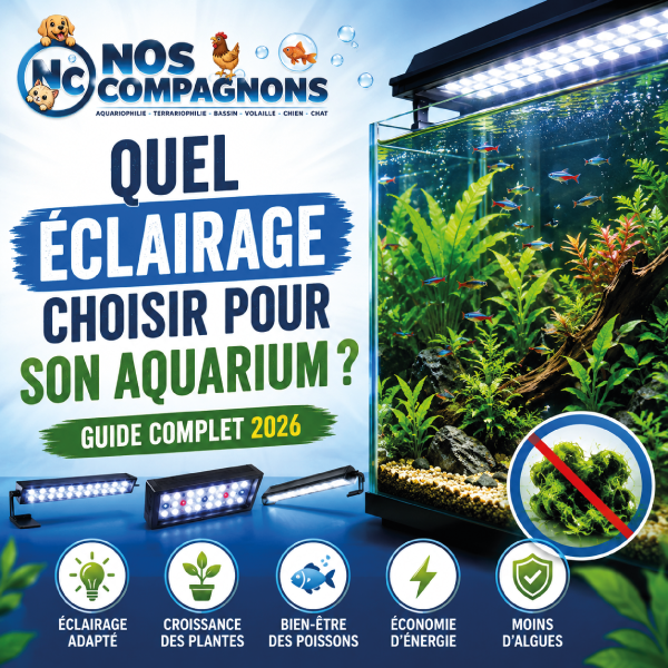 Quel éclairage choisir pour son aquarium ? Guide complet 2026