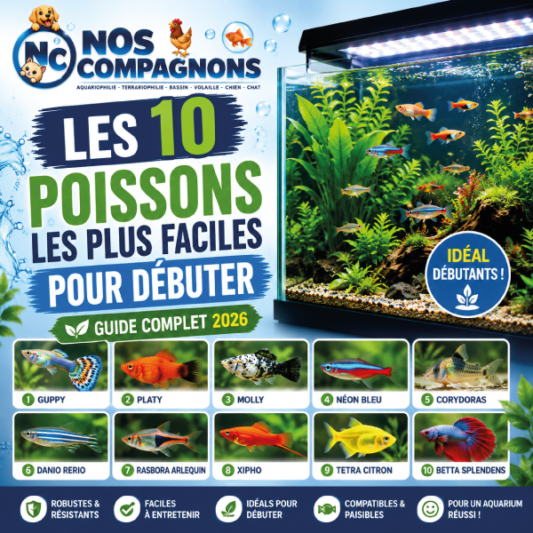 Les 10 poissons les plus faciles pour débuter en aquarium