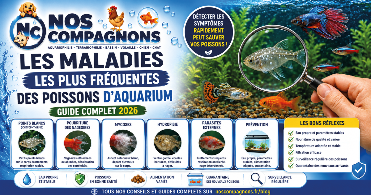 Les maladies les plus fréquentes des poissons d'aquarium