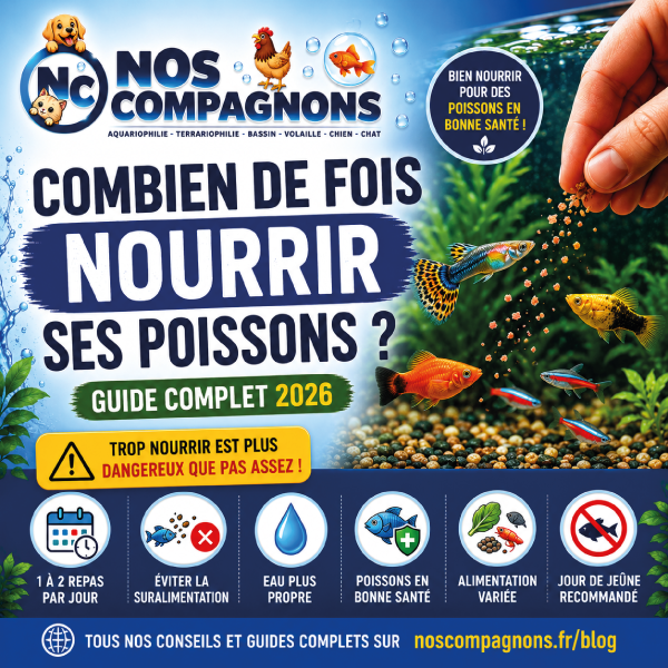 Combien de fois nourrir ses poissons ?