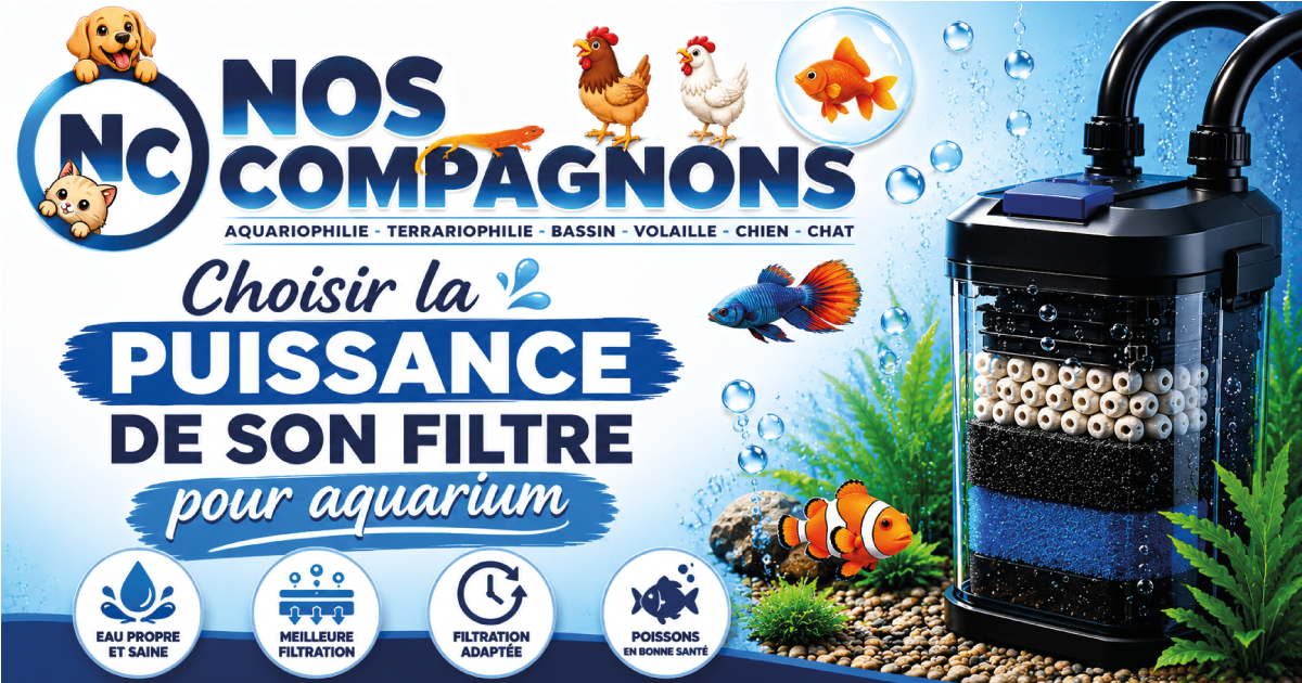 Choisir la puissance de son filtre pour aquarium : Guide pratique